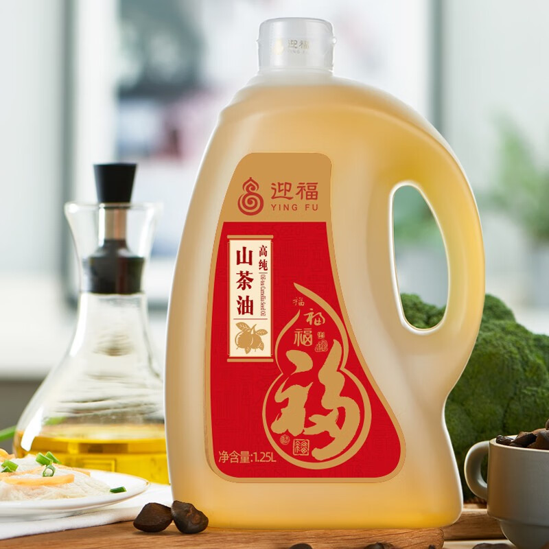 迎福 高纯山茶油1.25L高清大图
