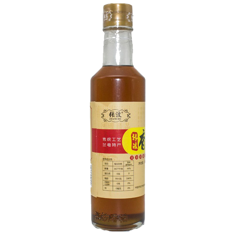 [中华特色]兰考馆张波香油300ml*6瓶礼盒装 纯正芝麻油 小磨香油 厨房调味品高清大图