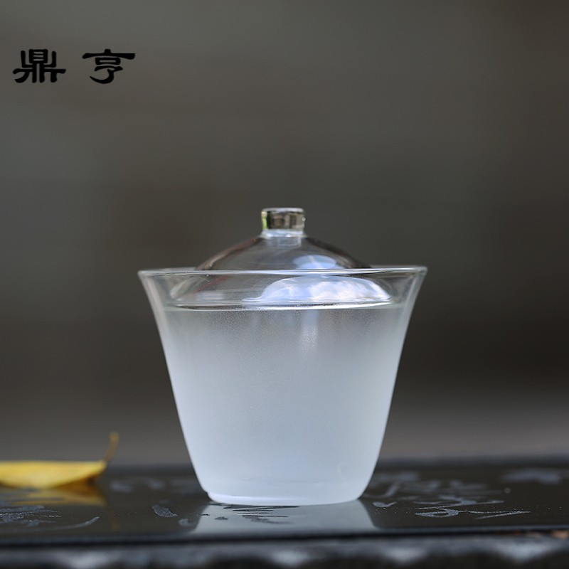 鼎亨日式手工整套功夫茶具云雾耐热玻璃盖碗公道杯品茗杯礼盒套装