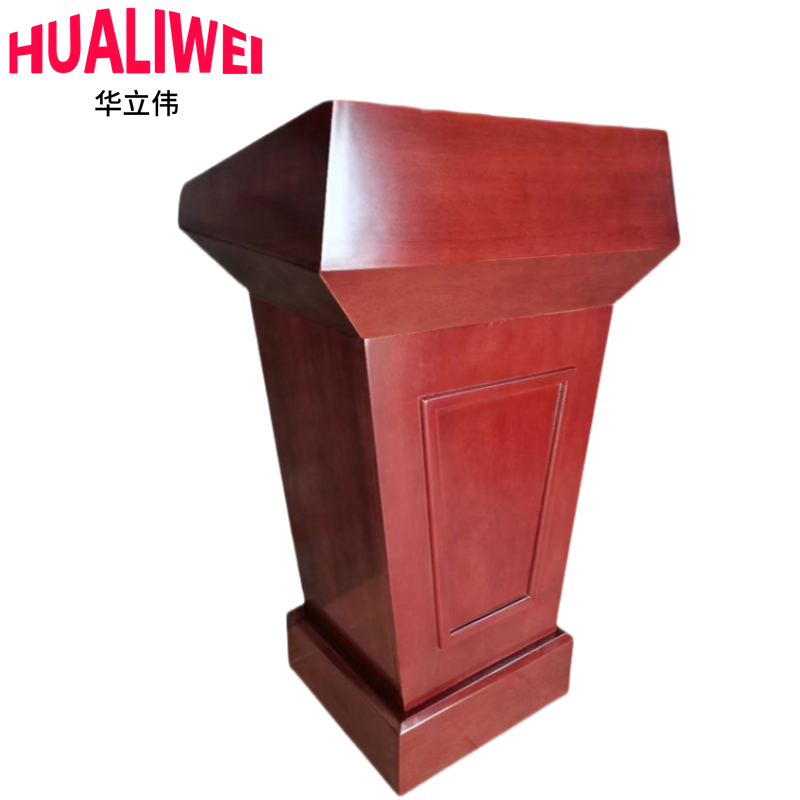 华立伟实木讲台69*50*113cm张高清大图