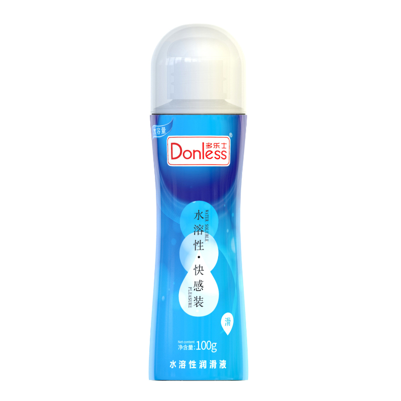 Donless多乐士水溶性润滑剂快感装100ML爽滑亲肤 不油腻易清洗高保湿夫妻房事用情趣润滑油男女用大容量适合各类肌肤