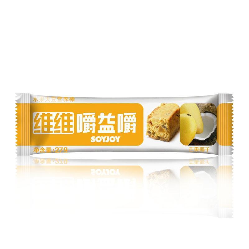 维维嚼益嚼水果大豆营养棒芒果椰子27g