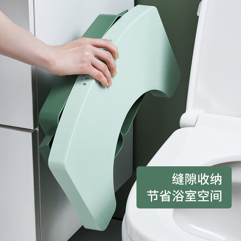 马桶凳脚凳蹲坑神器折叠脚踏脚踩坐便凳子家用塑料厕所蹲便垫脚凳