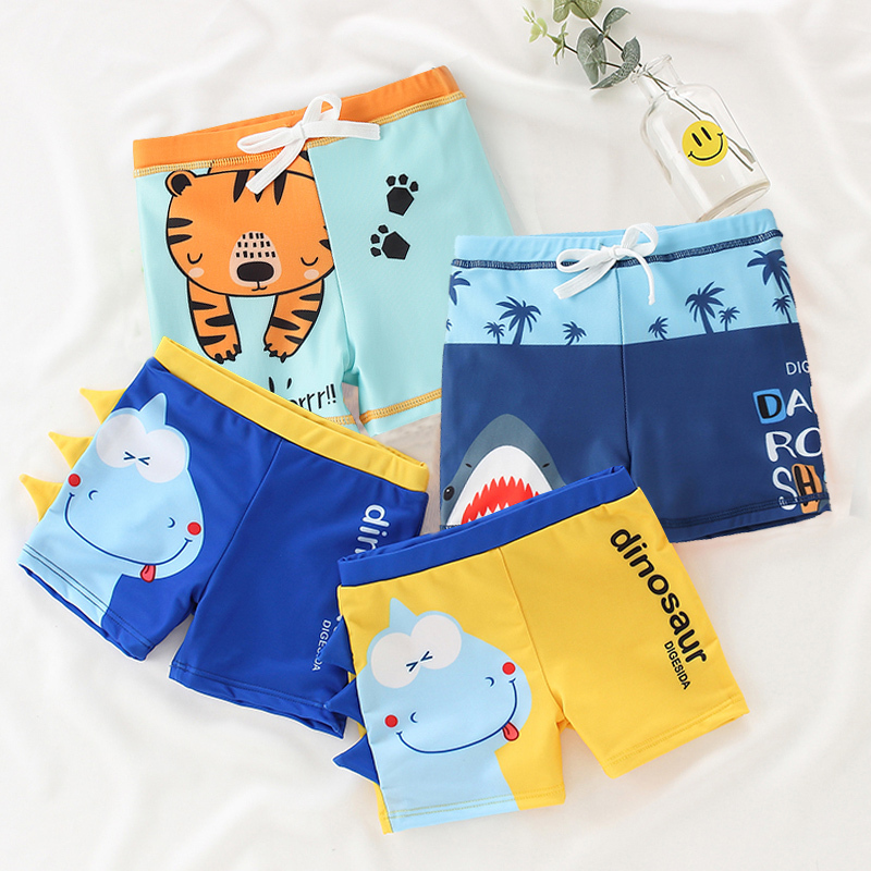 儿童泳裤可爱男童平角游泳裤韩国游泳衣婴儿宝宝小童童泳裤视频