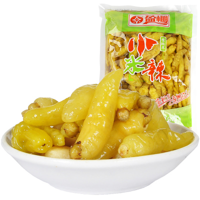 【专区第2件半价】盈棚小米辣1kg 袋装餐饮装 泡椒 野山椒 小米椒 泡辣椒 四川泡菜酱菜 做泡椒凤爪其他厨房调味品