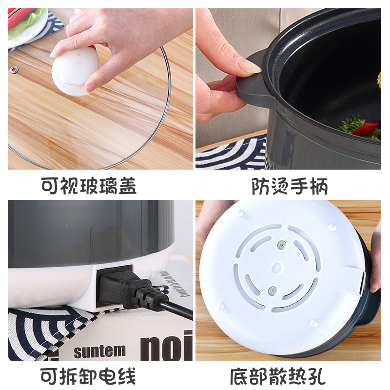 时光旧巷 3L以下 蒸汽式 上盖可拆卸 电饭煲