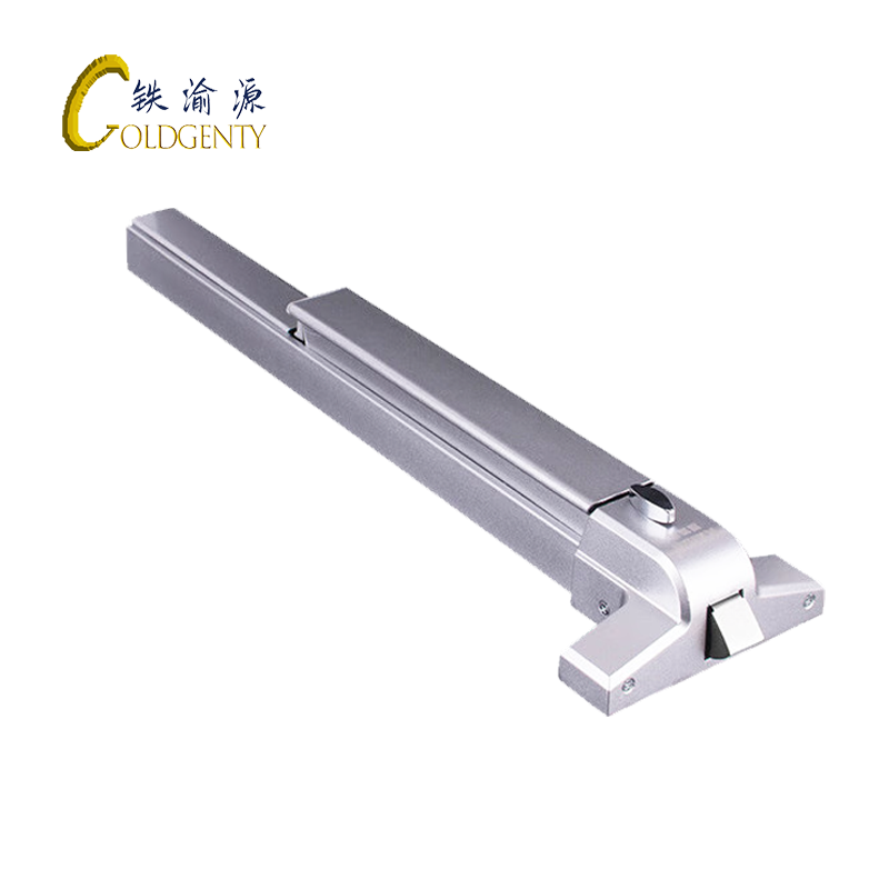 铁渝源 平推式防火门双开报警通道锁 GT-1050 把高清大图