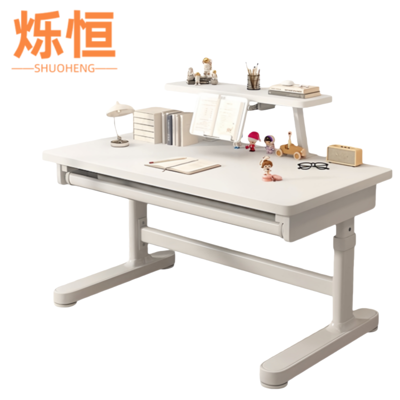 烁恒 书桌可升降（含书架） 80*60*59cm 张高清大图