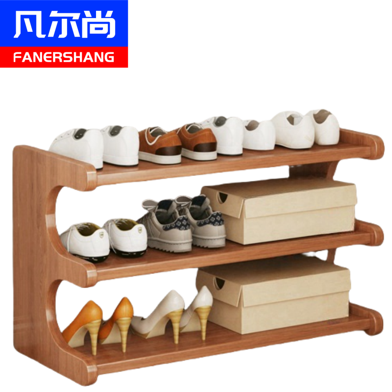凡尔尚木质鞋架高清大图