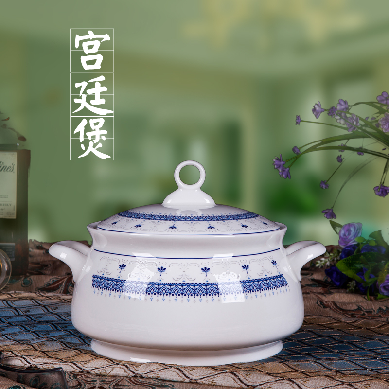 富昱景56头高雅莲釉中骨瓷餐具套装中式简约风国产景德镇陶瓷家用碗碟餐具套装碗碟盘勺子筷子家用套装新家实用送礼选择