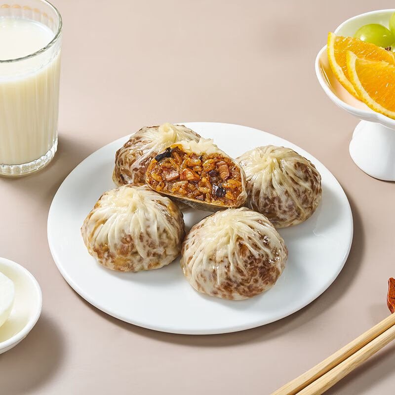 千味央厨烧麦猪肉三丁纸皮手工包制个大料足240g*6袋高清大图