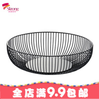 ins北欧风水果盘客厅 创意现代简约家用铁艺水果篮零食收纳干果盆