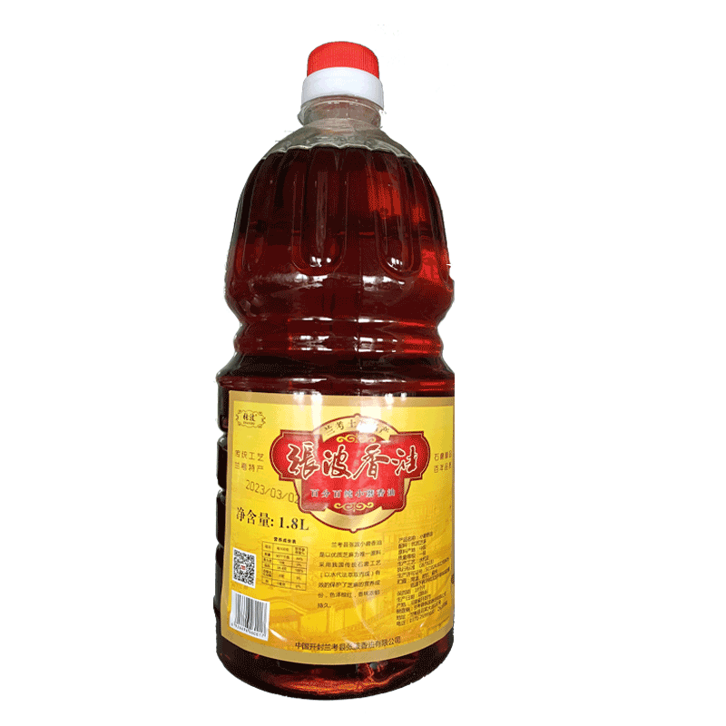 [中华特色]兰考馆张波香油1800ML瓶家庭装 纯正芝麻油 小磨香油 厨房调味品高清大图