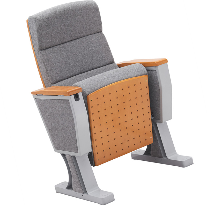 圣承启 礼堂椅 灰色把高清大图