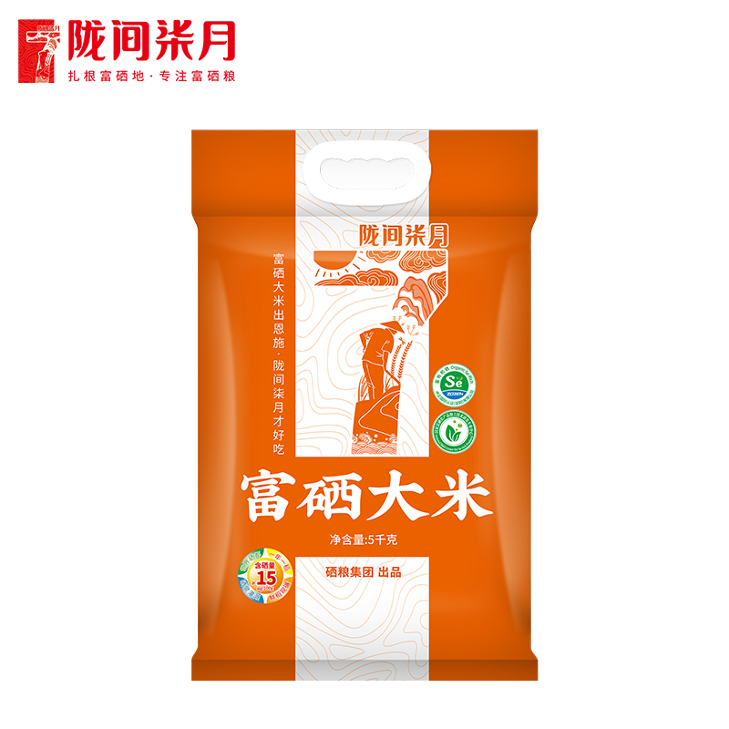 陇间柒月 富硒大米5kg高清大图