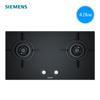 SIEMENS/西门子 嵌入式双眼天燃气灶具玻璃面板双灶台 天然气