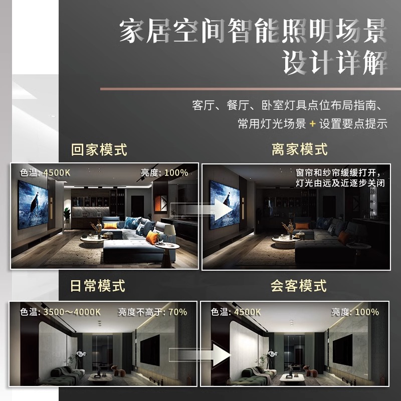 [正版]智能照明设计与应用 智能灯光设计图解智能照明设计常用灯具数据智能照明全屋定制图解照明全屋定制智慧照明系统高清大图