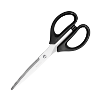 得力(deli) 160mm办公生活 家用剪刀 小剪子手工剪纸刀 办公用品 黑色6034
