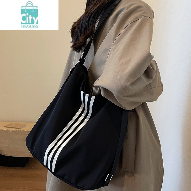 bangdou慵懒风大容量帆布包女韩国休闲百搭通勤单肩包多学生上课背包