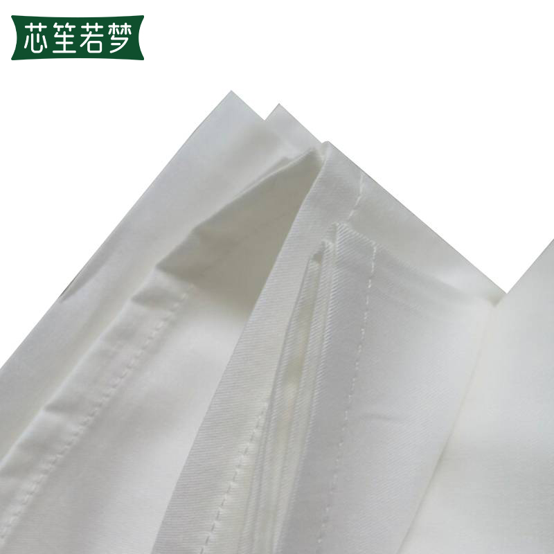 芯笙若梦 白色耐用枕套 500mm*750mm 条高清大图