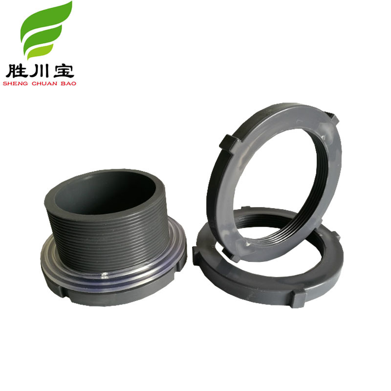 胜川宝 PVC水箱接头加长加厚 水塔接头 密封性好 工业级耐酸碱耐腐蚀塑料 工业用 安全无毒经久耐用 6分 多款可选