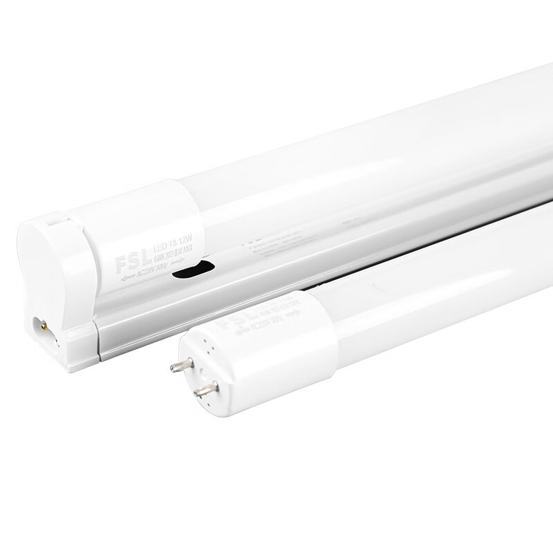 佛山照明 T8 LED灯管日光灯管长条节能灯光管双端1.2米 40W 白光(6500K) 单位:条 仅限广西