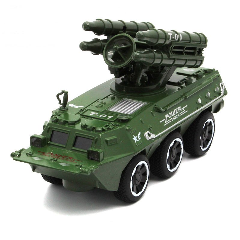 儿童玩具军事炮战车射大炮车军车回力合金车模型玩具车