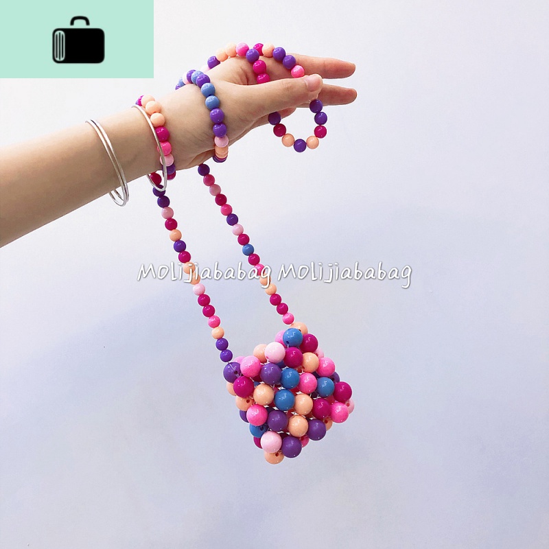 迷你小包零钱包包可爱2020儿童珍珠包斜挎包ins泫雅小众手提包女NEW LAKE 小泫雅糖果色【斜跨】