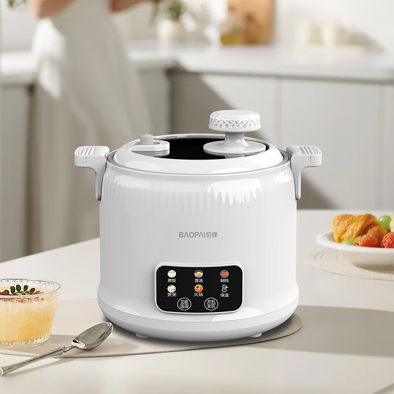豹牌 食品级不粘内胆微压多功能电饭煲 BP-WB161 1.8L高清大图