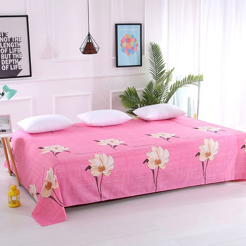 炕单单件大床单加厚榻榻米床单农村大炕单布4米加长床单双人床单