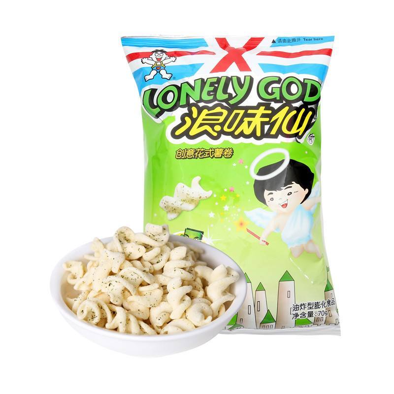 旺旺(Wantwant) 浪味仙(海苔口味)70g/袋 休闲食品 袋装
