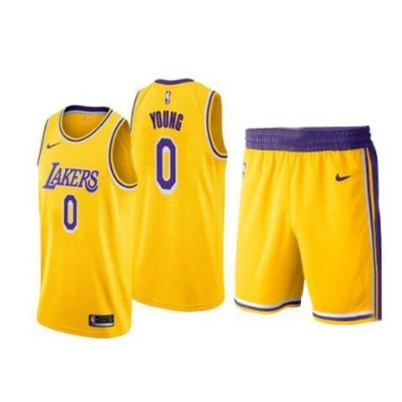 0号尼克扬6号球衣勇士套装学生男女湖人尼克扬球衣套装篮球服