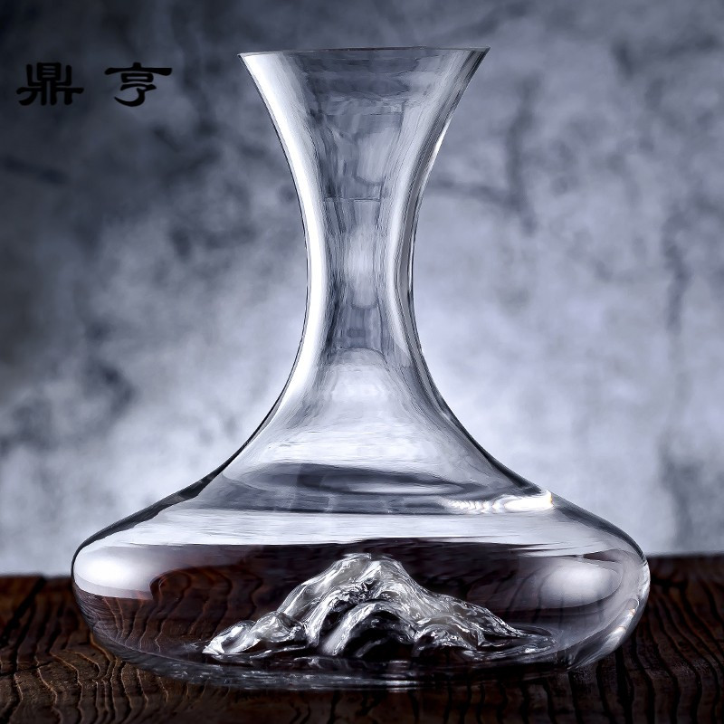 鼎亨无铅水晶玻璃酒壶快速家用红酒葡萄酒分酒器倒酒器套装欧式