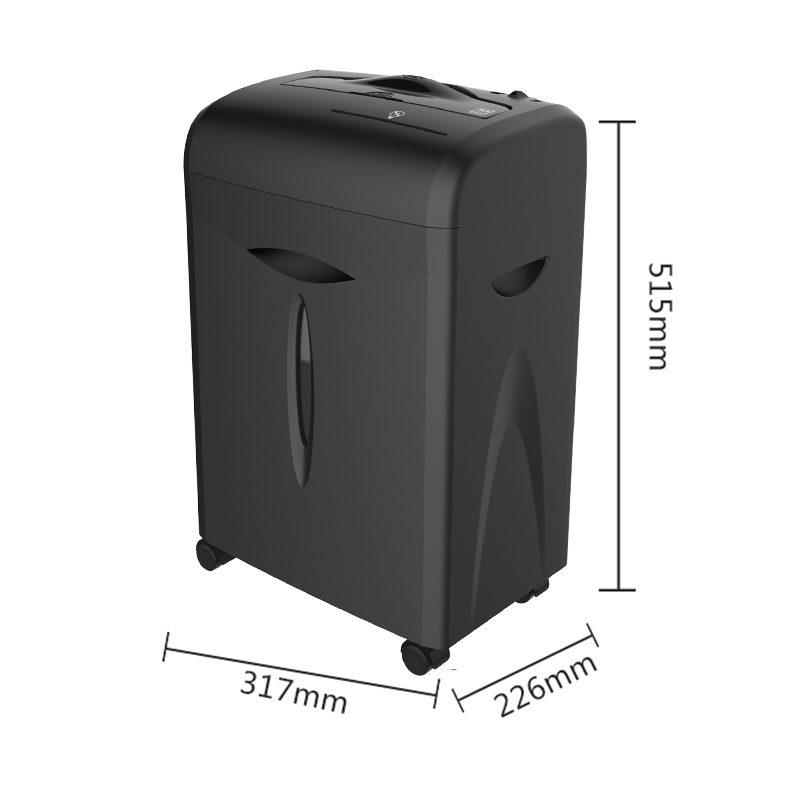 震旦 AS1019CD 3级保密办公商用碎纸机(单次10张 持续5分钟 15L 可碎卡、光盘)高清大图