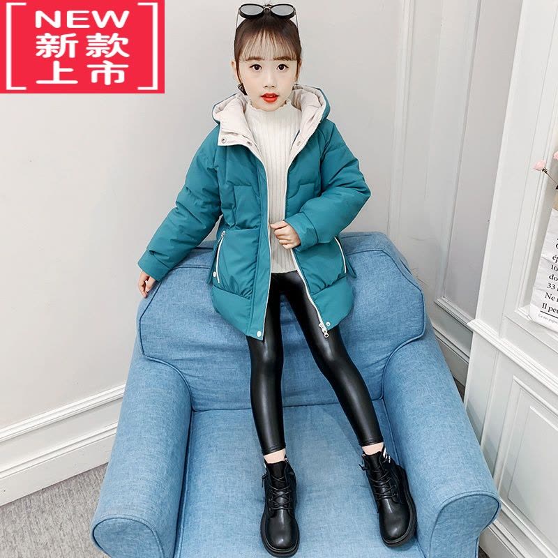 可莉允女童棉服冬装2022新款洋气大儿童韩版秋冬季棉袄女孩羽绒外套棉衣图片