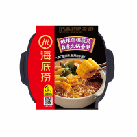 海底捞速食火锅套餐番茄小酥肉415g+酸辣什锦410g 自煮自热方便小火锅 一瓶水随时随地嗨火锅