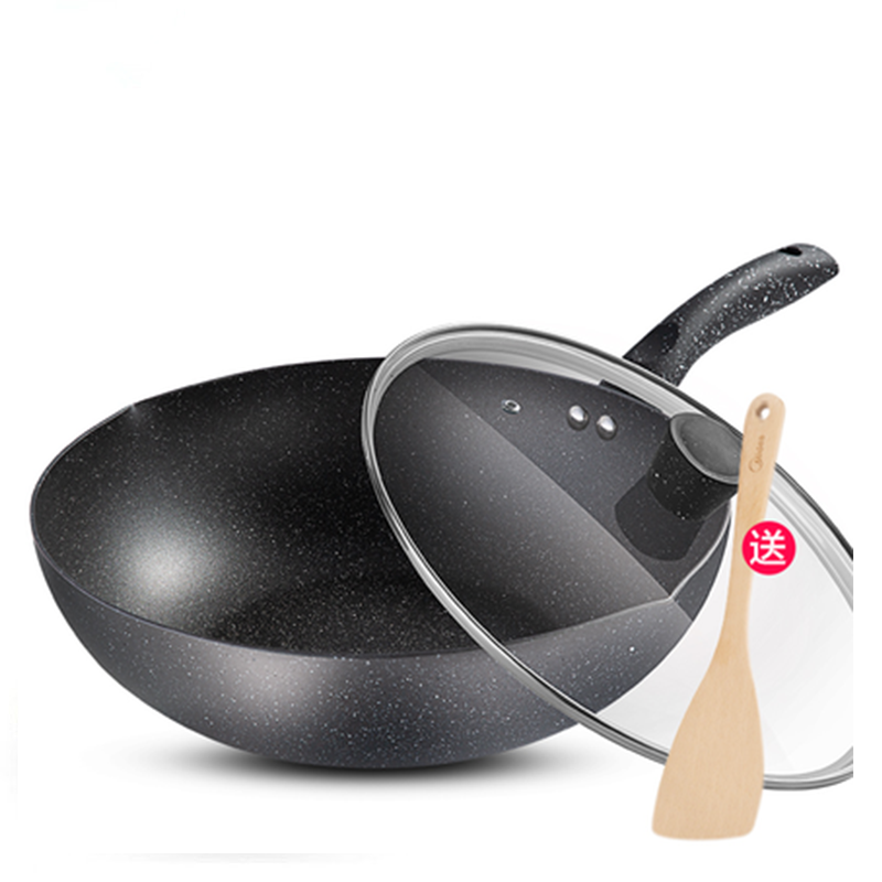 美的 Midea 炒锅cj30wok301 美的炒锅cj30wok301麦饭石不粘锅家用炒锅电磁炉不沾锅煤气灶适用炒菜专用平底锅 价格图片品牌报价 苏宁易购锦泰生活电器专营店