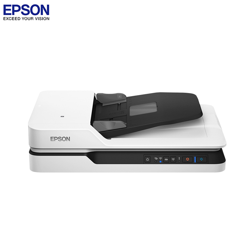爱普生（EPSON）DS-1660W A4 ADF+平板 25ppm高速彩色文档扫描仪 Wifi无线扫描 自动进纸