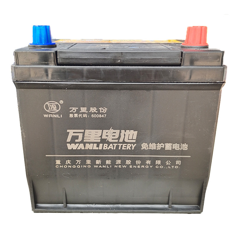 万里WANLI 免维护系列蓄电池6-QW-88min(450)12v450A（55D23）
