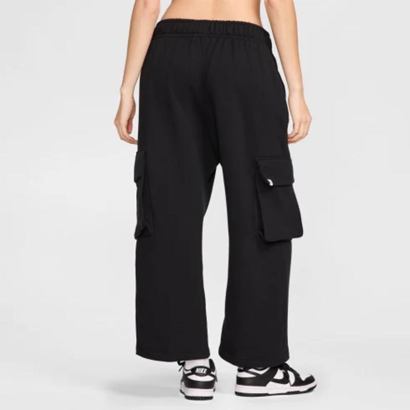 耐克(NIKE)女裤 女款宽松工装风束脚运动裤拼接连帽卫衣加厚冬款cargo裤25款