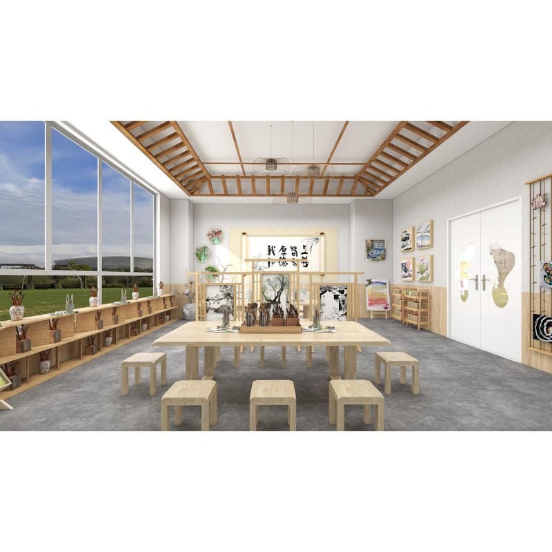 星芒特色幼儿园中国风美工室打造方案