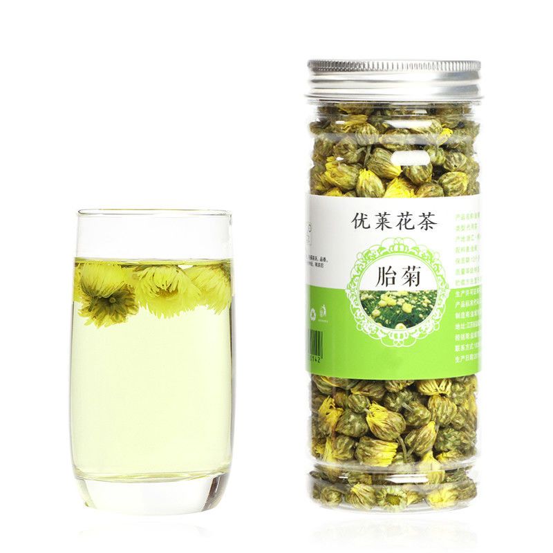 菊花茶胎菊王白菊菊花茶叶蒲公英茶枸杞金银花组合 胎菊+玫瑰