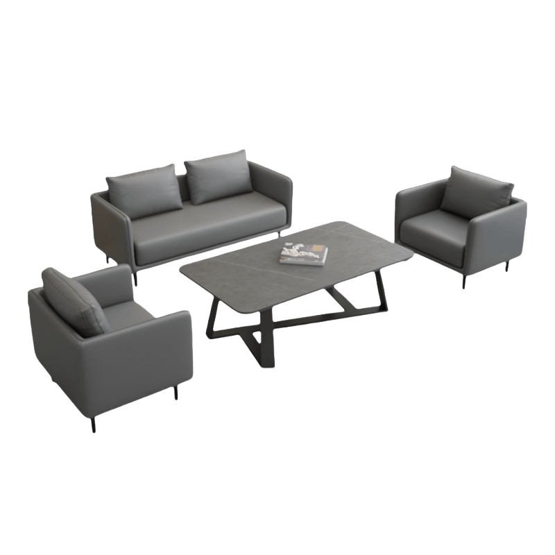 豫龙都办公沙发1+1+2+茶几套高清大图