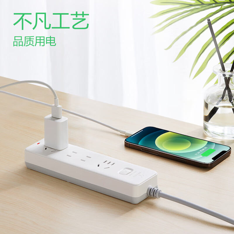 公牛-新国标插座 GN-211颜色随机高清大图