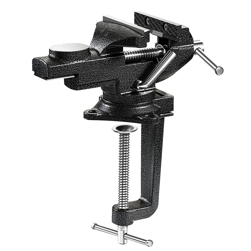 BONJEAN台钳台虎钳工作台精密重型平口钳台虎桌钳桌虎钳家用多功能小型 德国快速调节一体式桌虎钳高清大图