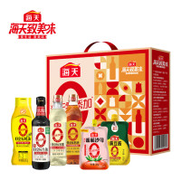 海天·0添加调味品礼盒-实惠装1500ml+1230g
