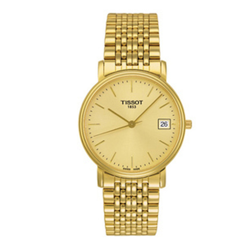 天梭(TISSOT)手表时尚休闲 金属钢带男士手表 T52.1.481.31/T52.1.281.31 石英表 情侣