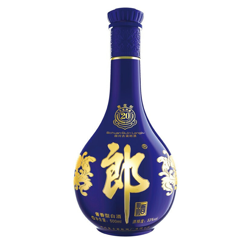 送料無料】中国白酒【醤香型白酒】 青花郎酒（あおはなろうしゅ