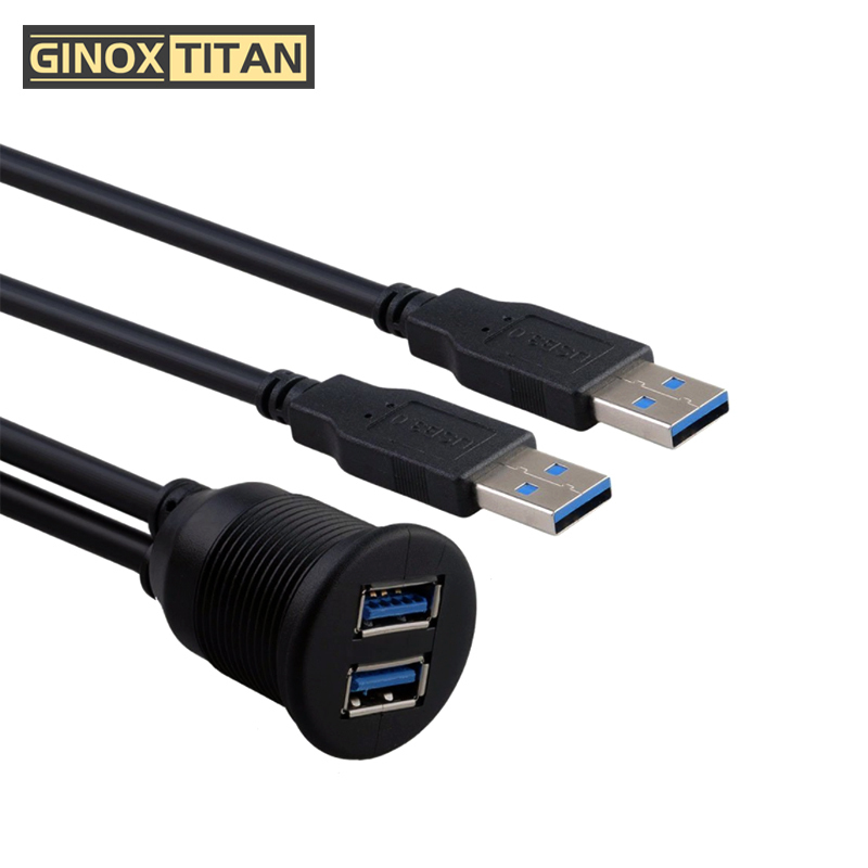 GINOXTITAN USB面板延长线 Y1M高清大图