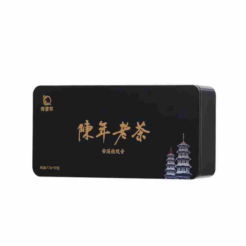 传百年茶叶 陈年老茶铁观音礼盒装 225克/盒(7.5g*30泡)